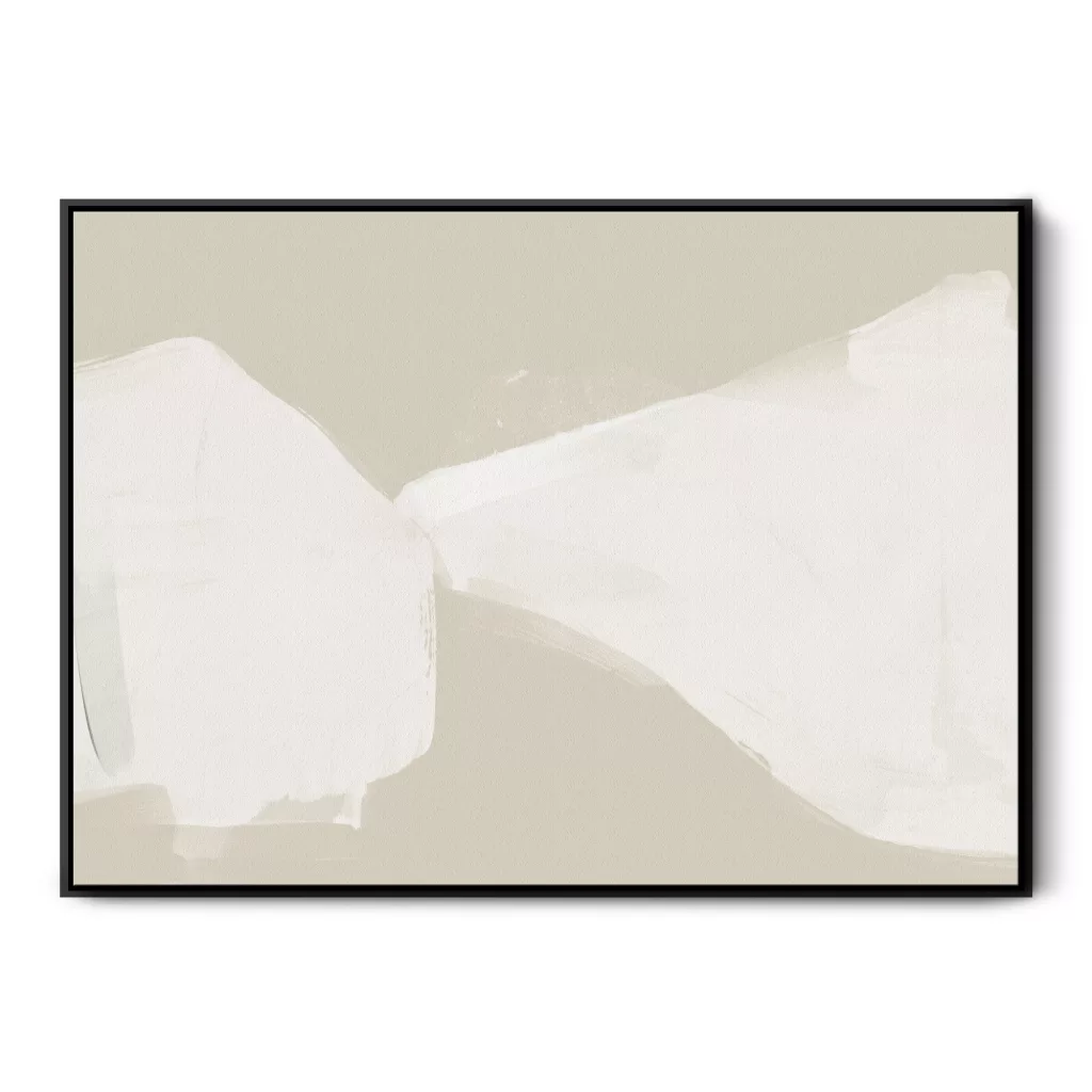 Meeting Point Framed Abstract Canvas Art