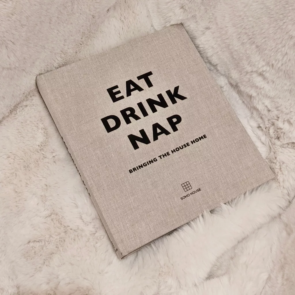 Eat Drink Nap Neutral Coffee Table Book