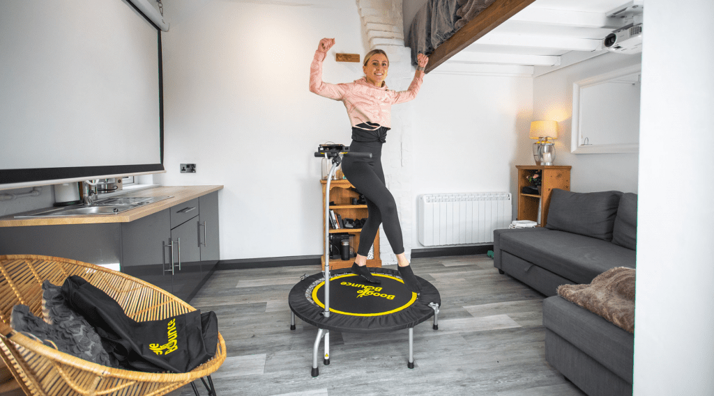 Boogie Bounce your way into health with a trampoline