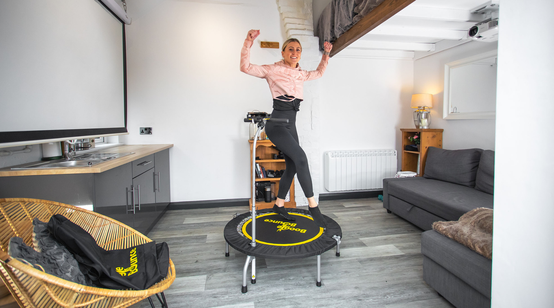 Boogie Bounce your way into health with a trampoline