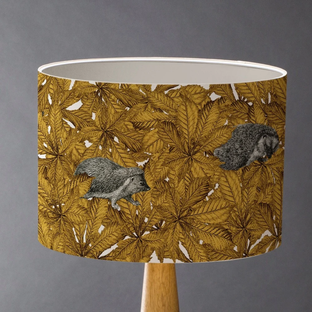 A Prickle of Hedgehogs Lampshade