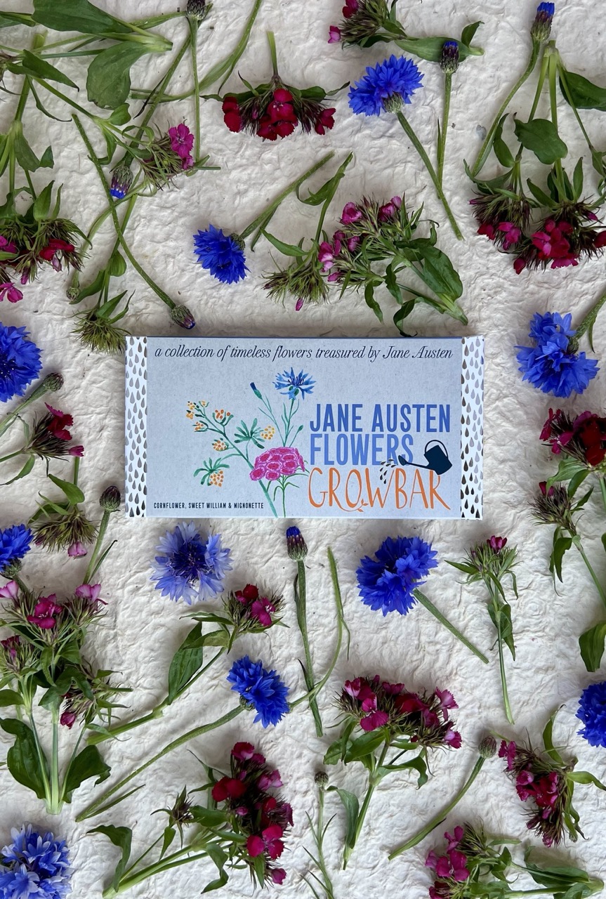 The Gluttonous Gardener Jane Austen Flowers Growbar seed bar